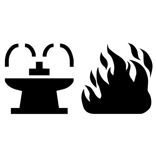 ⛲🔥 Emoji Domain black and white Symbola rendering